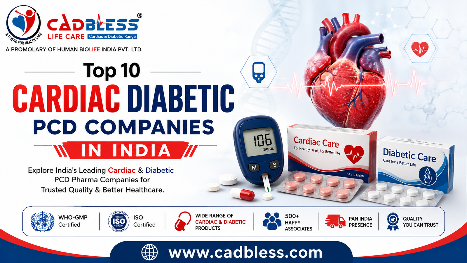 Top 10 Cardiac Diabetic PCD Companies In India